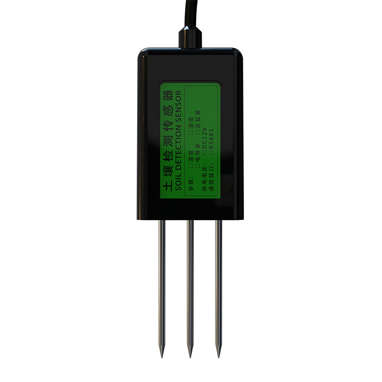 Soil Temperature Moisture Salt Sensor