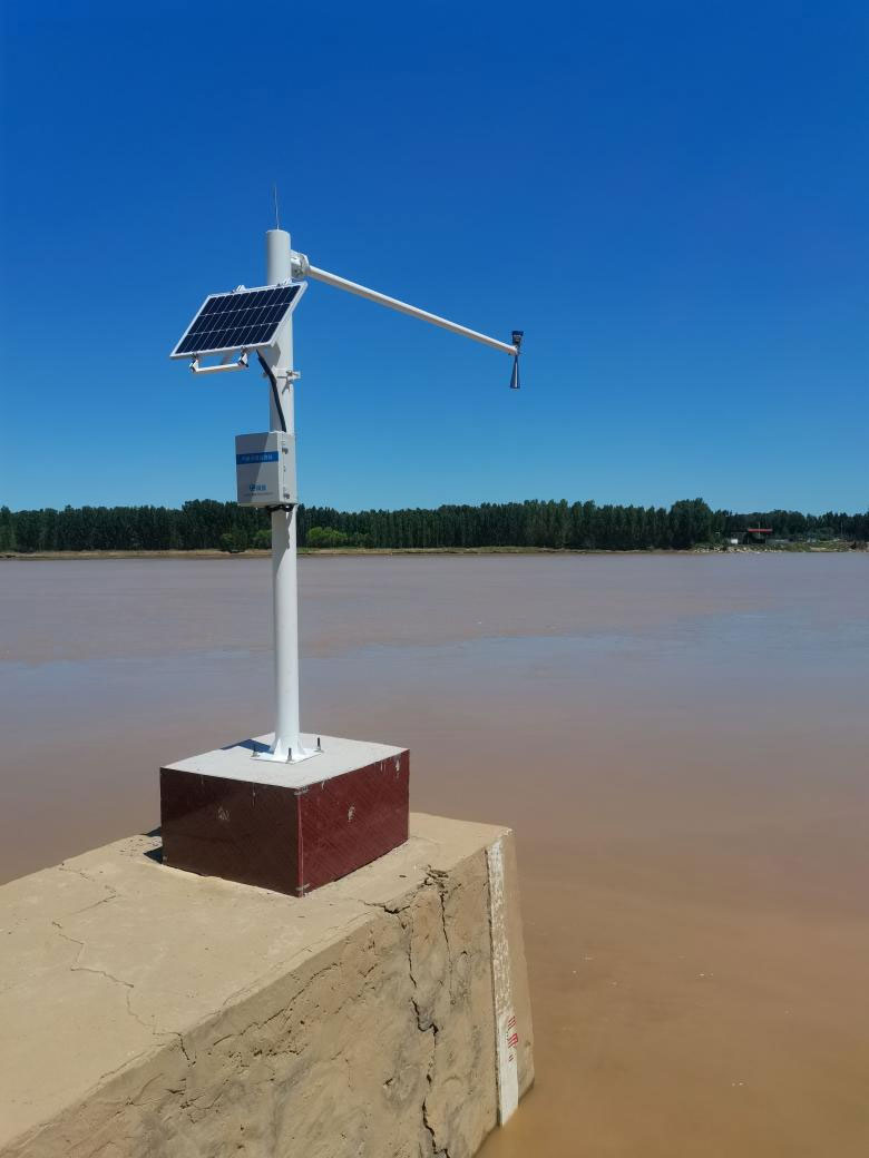 River flow and streamflow monitoring installation photos