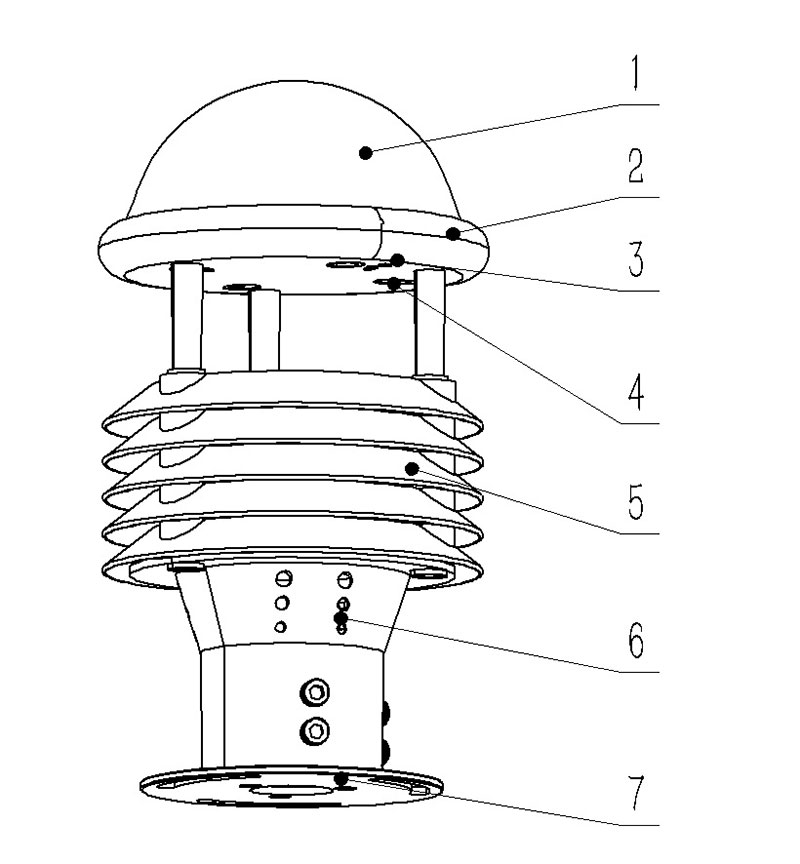 Miniature sensor product structure diagram