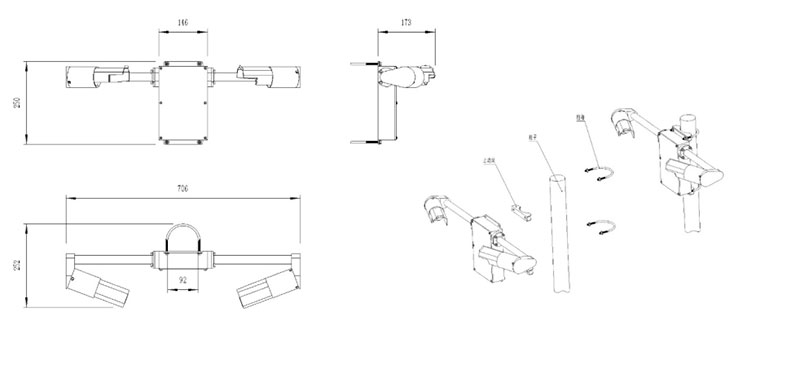 Weather Detectors dimensions